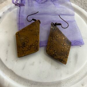 Artisan bronze colored Earrings